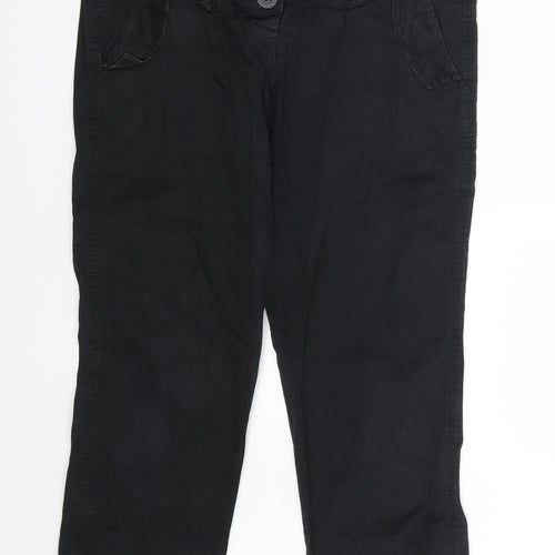 H&M Womens Black  Denim Mom Jeans Size 8 L29 in