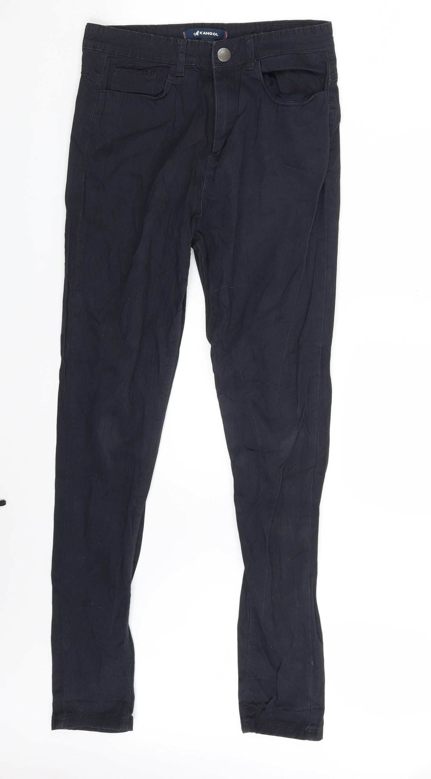 Kangol Womens Black  Denim Skinny Jeans Size 10 L30 in