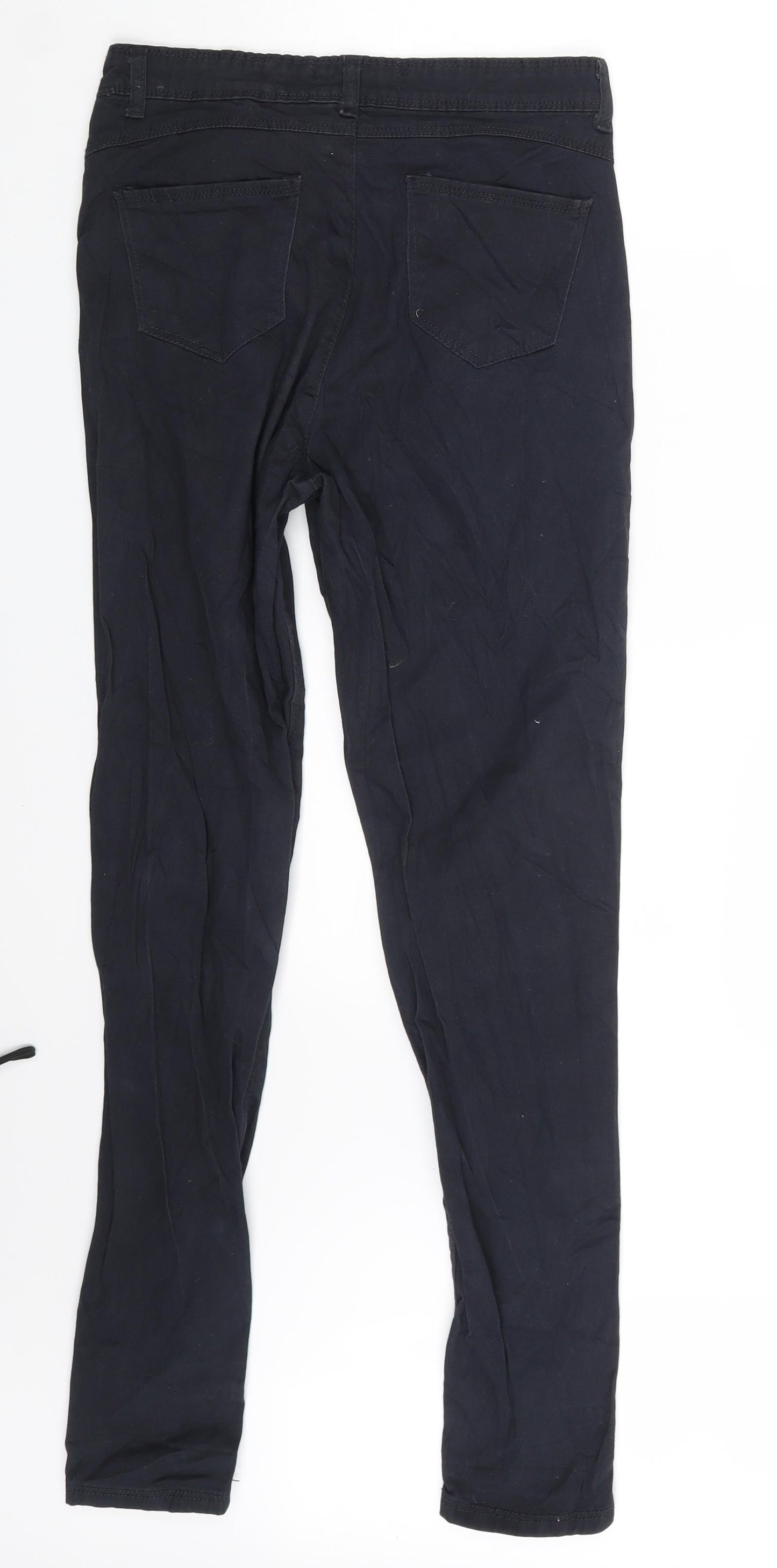 Kangol Womens Black  Denim Skinny Jeans Size 10 L30 in