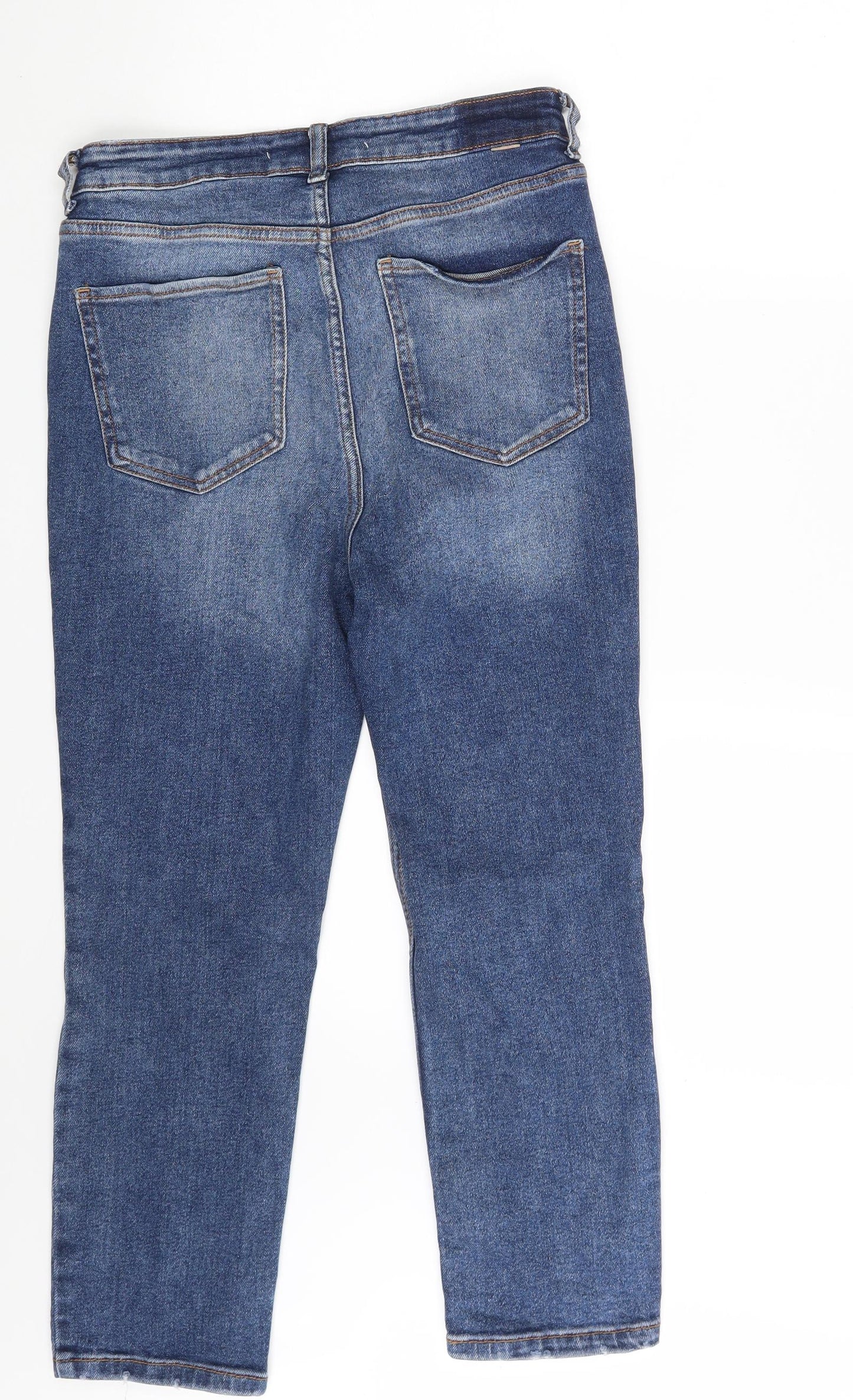NEXT Womens Blue  Denim Cropped Jeans Size 12 L24 in