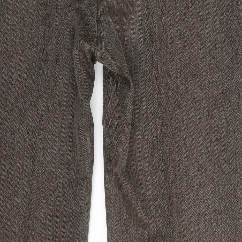 F&F Womens Brown   Trousers  Size 14 L30 in
