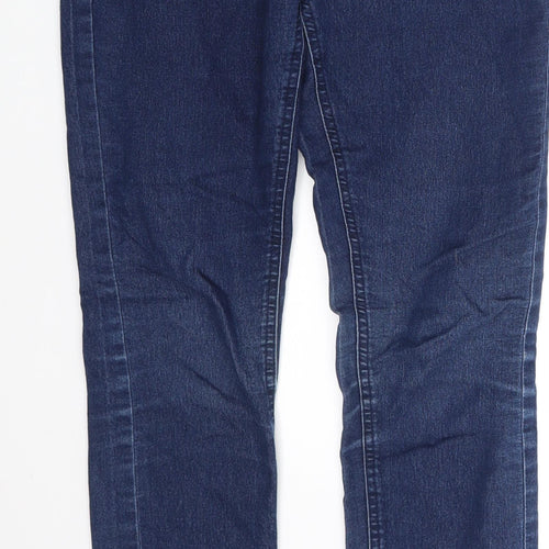 Denim Co. Womens Blue  Denim Skinny Jeans Size 10 L29 in