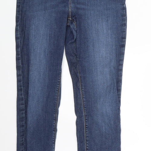 River Island Womens Blue  Denim Skinny Jeans Size 14 L28 in