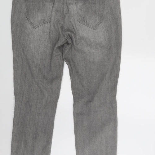 Best Connections Womens Grey  Denim Skinny Jeans Size 30 in L28 in