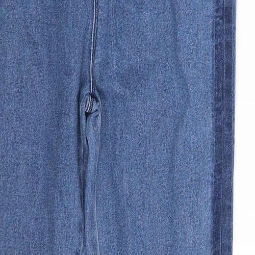 Boohoo Womens Blue  Denim Skinny Jeans Size 8 L29 in