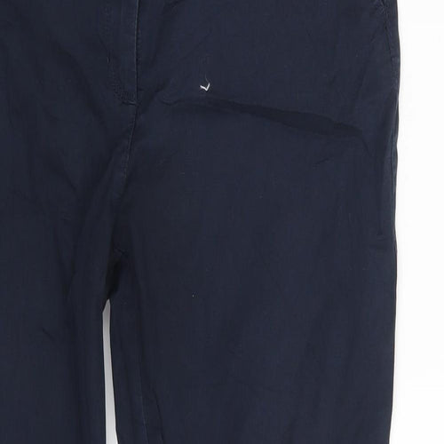 Canda Womens Blue   Chino Trousers Size 32 in L29 in