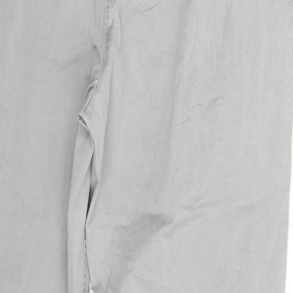 Rainbow Womens Grey  Denim Chino Trousers Size 18 L29 in