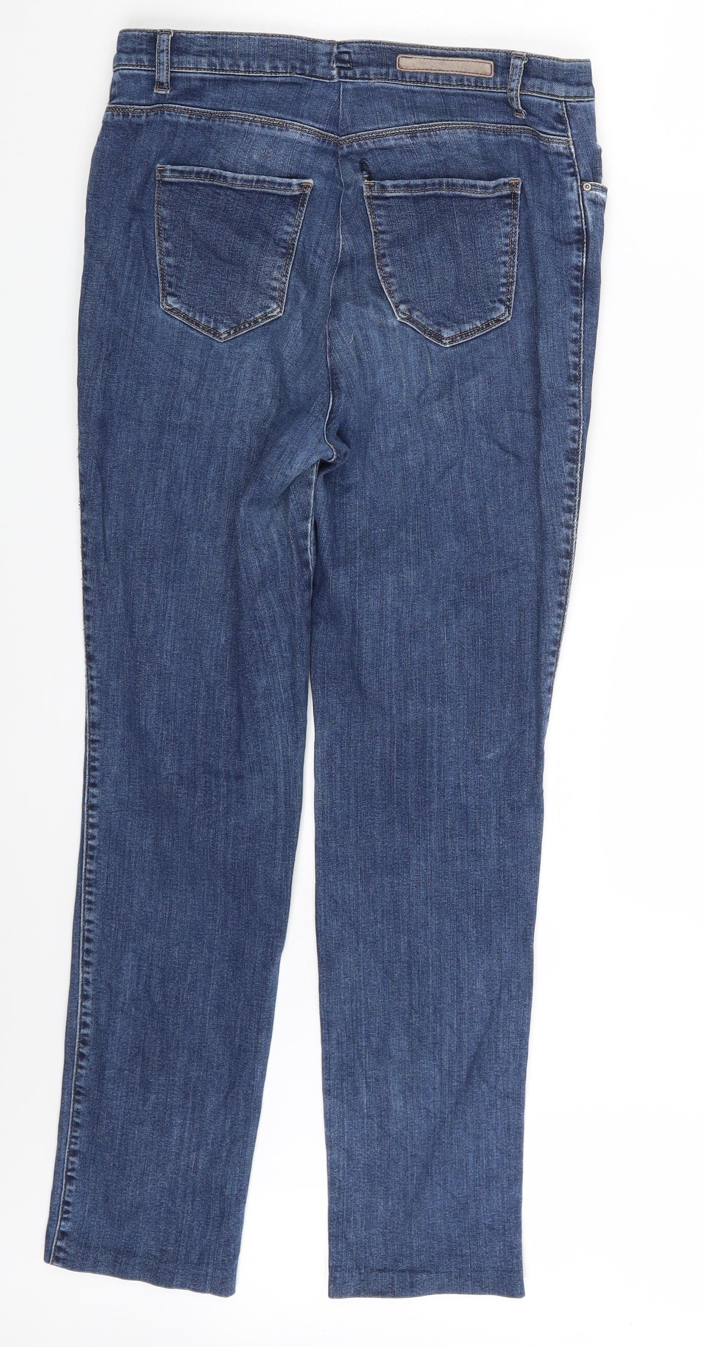 BRAX Womens Blue  Denim Straight Jeans Size 30 in L29 in