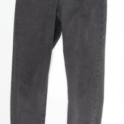 Denim Co. Womens Grey  Denim Skinny Jeans Size 12 L27 in