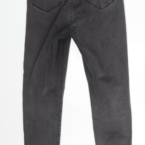 Denim Co. Womens Grey  Denim Skinny Jeans Size 12 L27 in