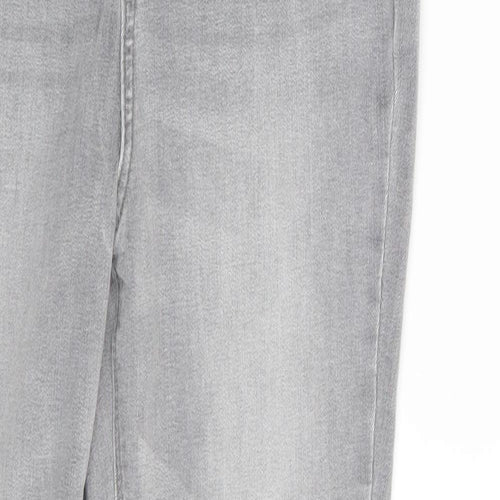 Denim Co. Womens Grey  Denim Skinny Jeans Size 14 L27 in