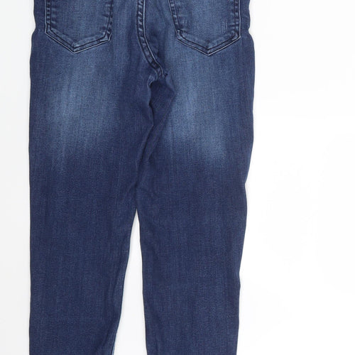 F&F Womens Blue  Denim Tapered Jeans Size 10 L26 in