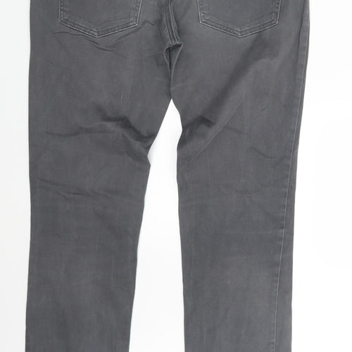 VERO MODA Womens Grey  Denim Skinny Jeans Size 10 L31 in