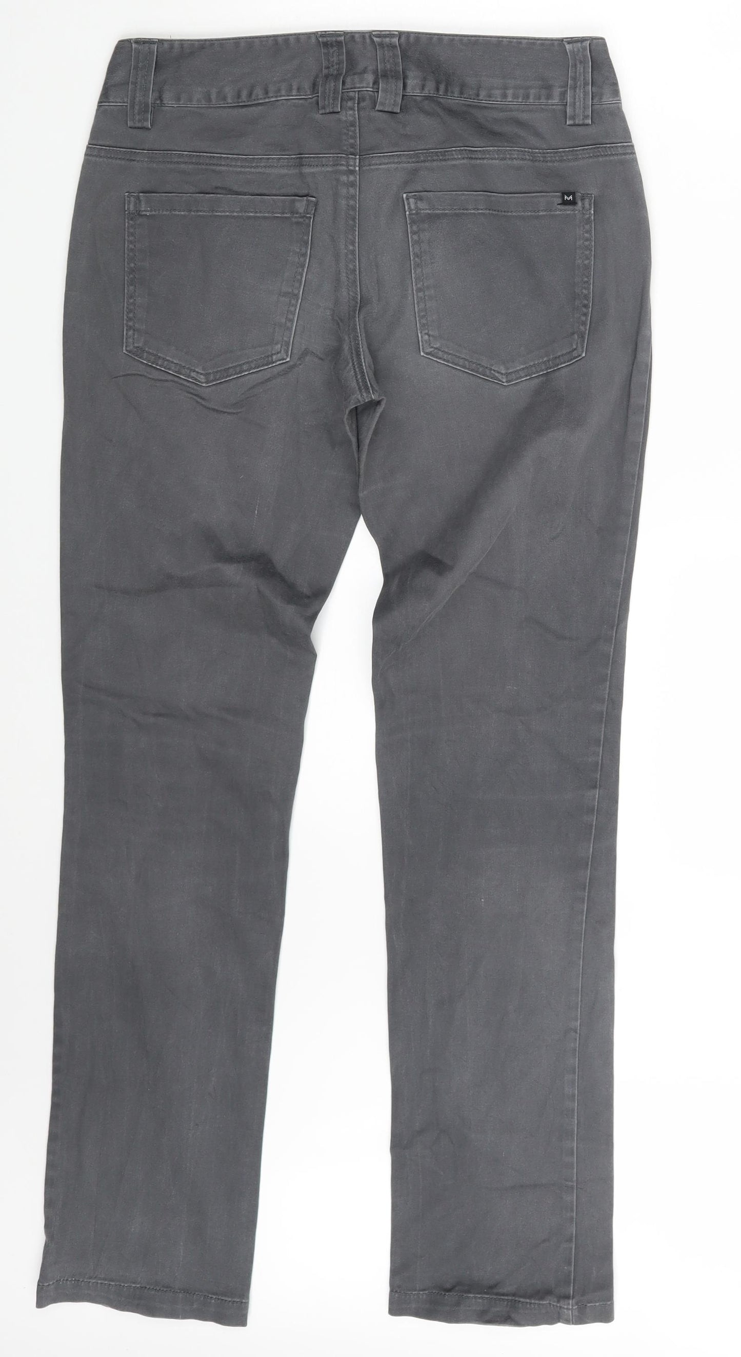 VERO MODA Womens Grey  Denim Skinny Jeans Size 10 L31 in