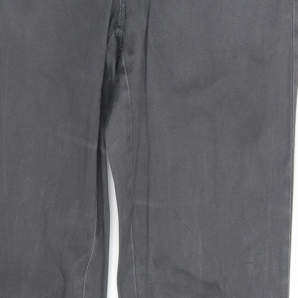 VERO MODA Womens Grey  Denim Skinny Jeans Size 10 L31 in