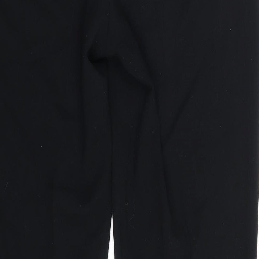M&S Womens Black   Trousers  Size 12 L30 in