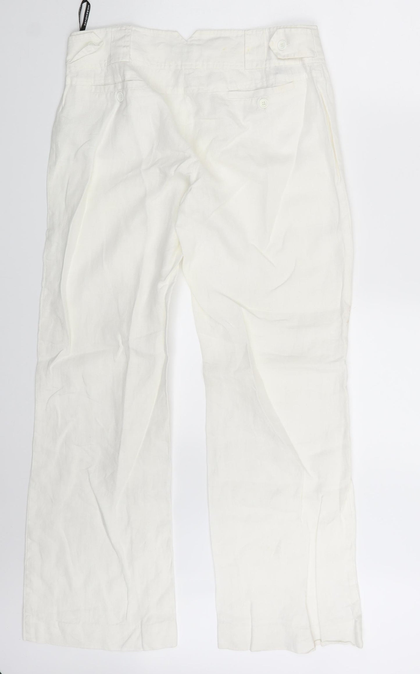 Warehouse Womens Ivory   Sweatpants Trousers Size 10 L31 in