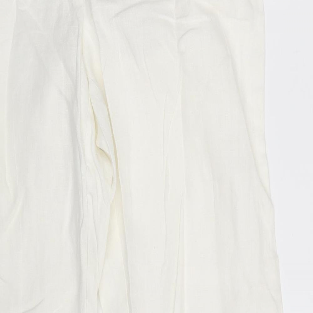 Warehouse Womens Ivory   Sweatpants Trousers Size 10 L31 in