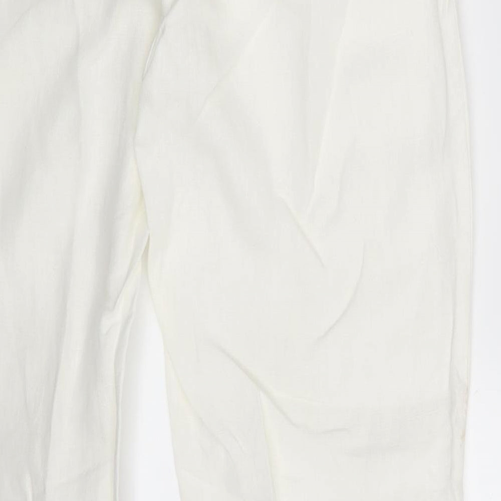 Warehouse Womens Ivory   Sweatpants Trousers Size 10 L31 in