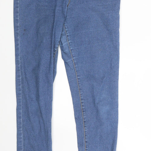 Denim Co. Womens Blue  Denim Jegging Jeans Size 12 L31 in