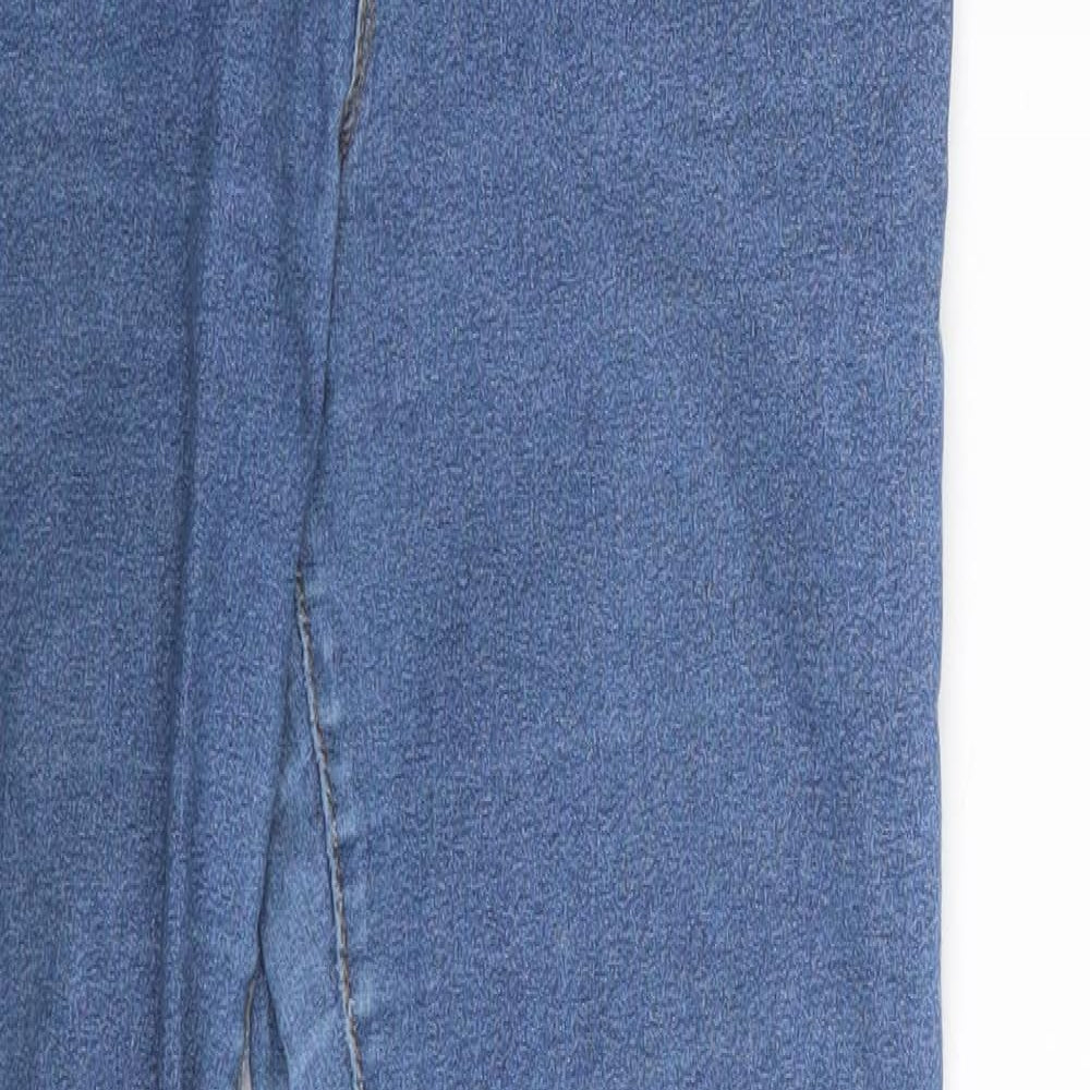 Denim Co. Womens Blue  Denim Jegging Jeans Size 12 L31 in