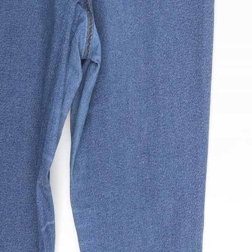 Denim Co. Womens Blue  Denim Jegging Jeans Size 12 L31 in