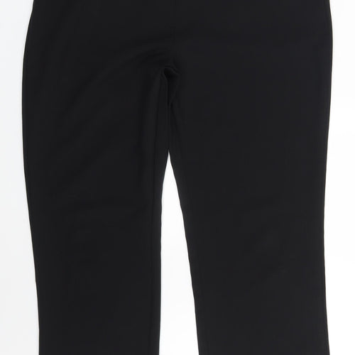 Preworn Womens Black   Dress Pants Trousers Size 14 L27 in