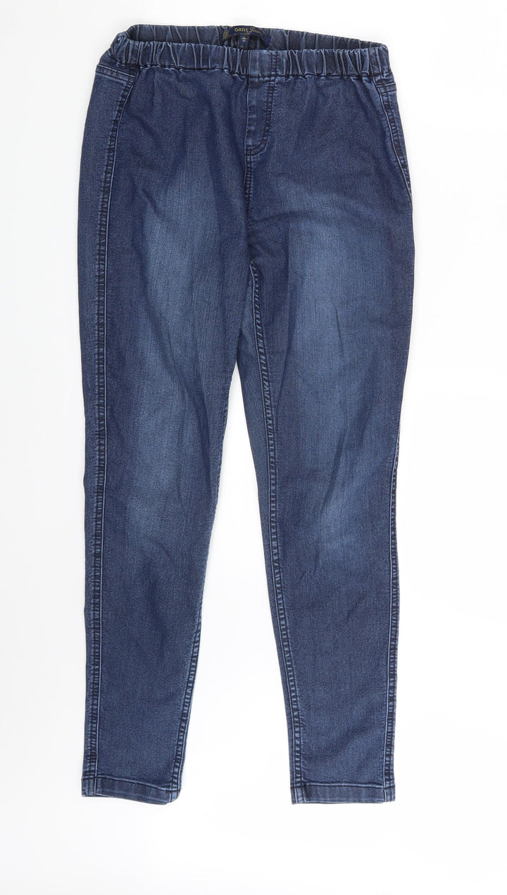 Oasis Womens Blue Denim Jegging Jeans Size 10 L28 in