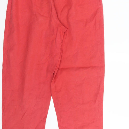 Preworn Womens Pink   Trousers  Size 26 in L27 in
