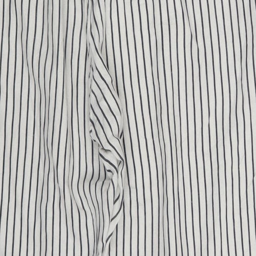 Takko Fashion Womens White Striped  Sweatpants Trousers Size 36 in L29 in