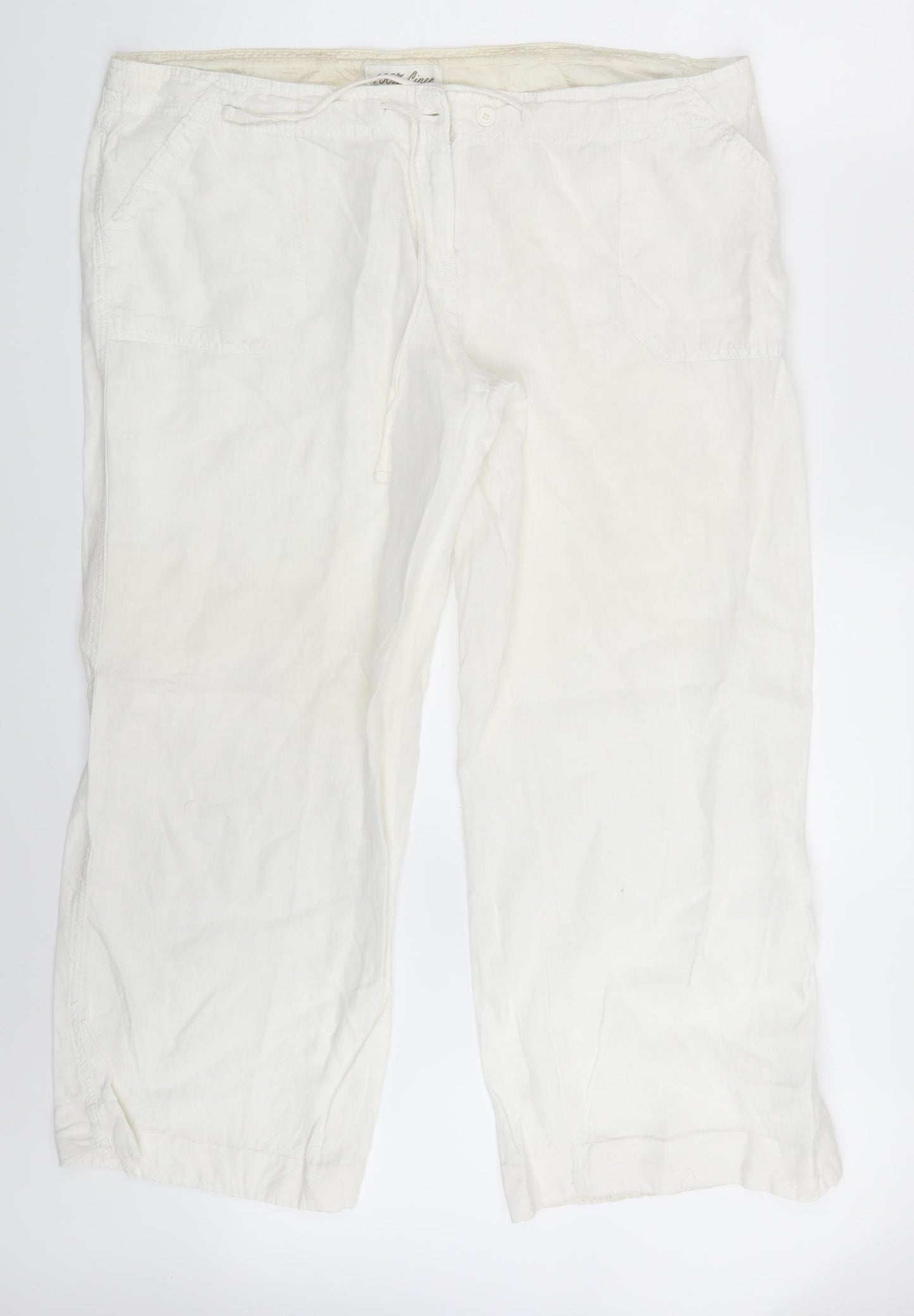 Atmosphere Womens White   Sweatpants Trousers Size 18 L28 in
