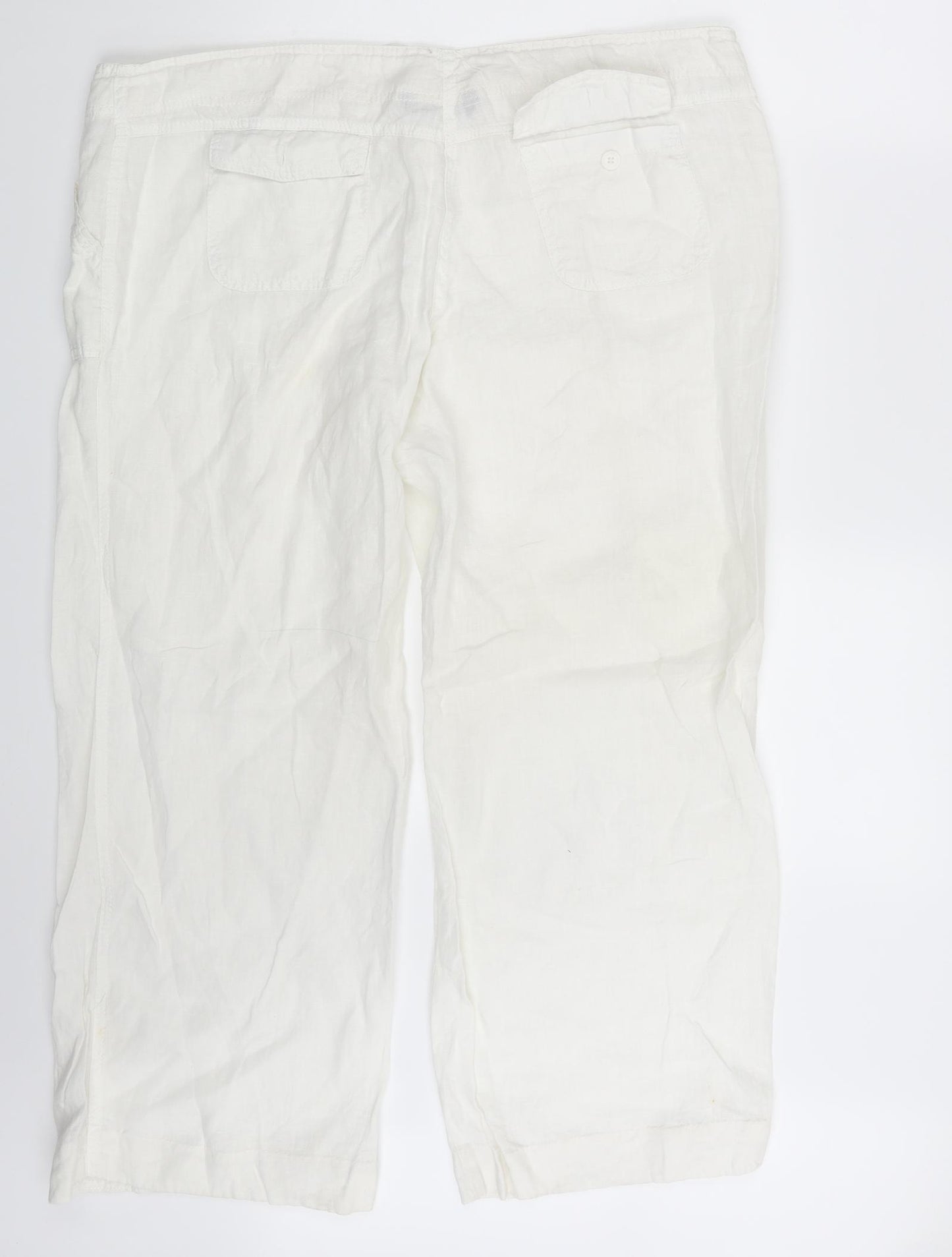 Atmosphere Womens White   Sweatpants Trousers Size 18 L28 in