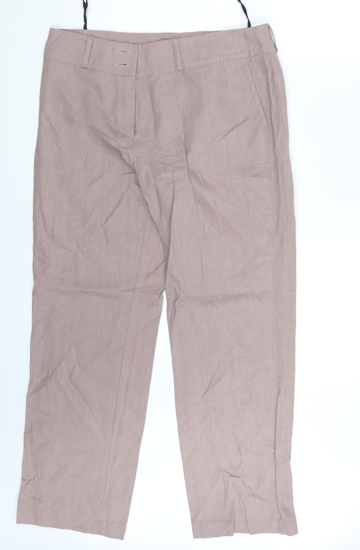 Gonto Womens Pink   Chino Trousers Size 14 L28 in
