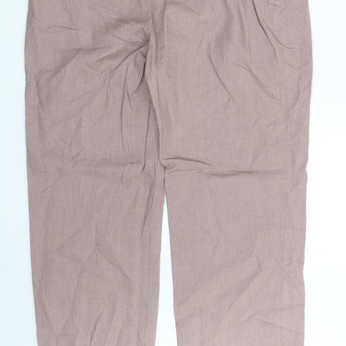 Gonto Womens Pink   Chino Trousers Size 14 L28 in