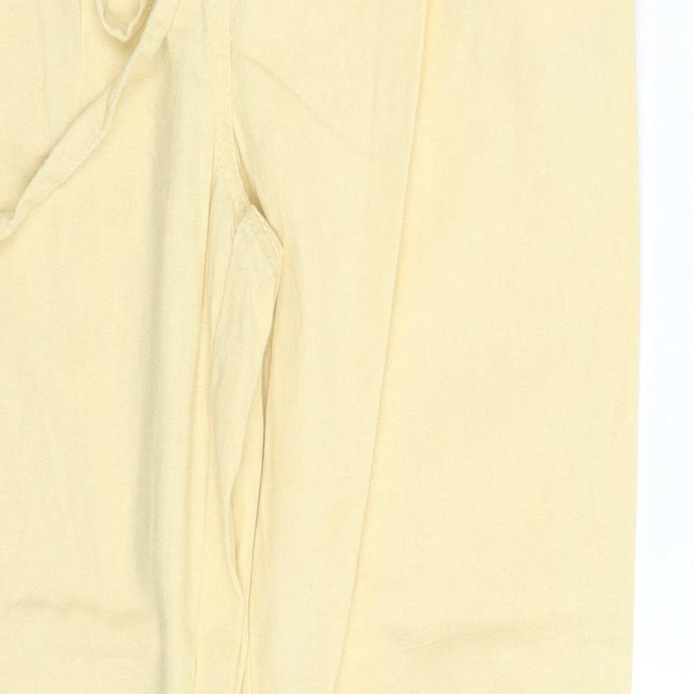NEXT Womens Yellow   Sweatpants Trousers Size 8 L31 in