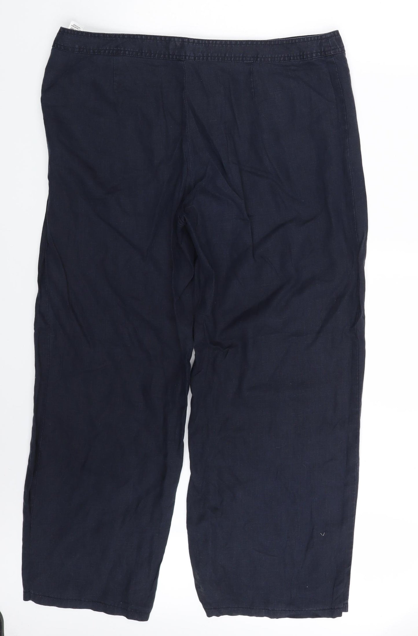 M&S Womens Blue   Sweatpants Trousers Size 18 L29 in