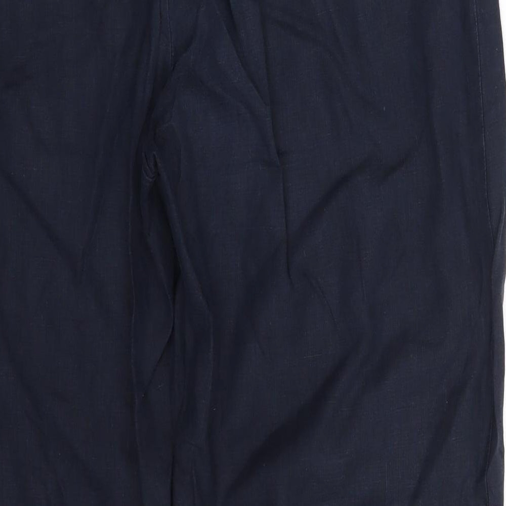 M&S Womens Blue   Sweatpants Trousers Size 18 L29 in