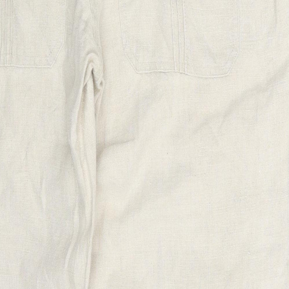 Popin Womens Beige   Trousers  Size XL L32 in