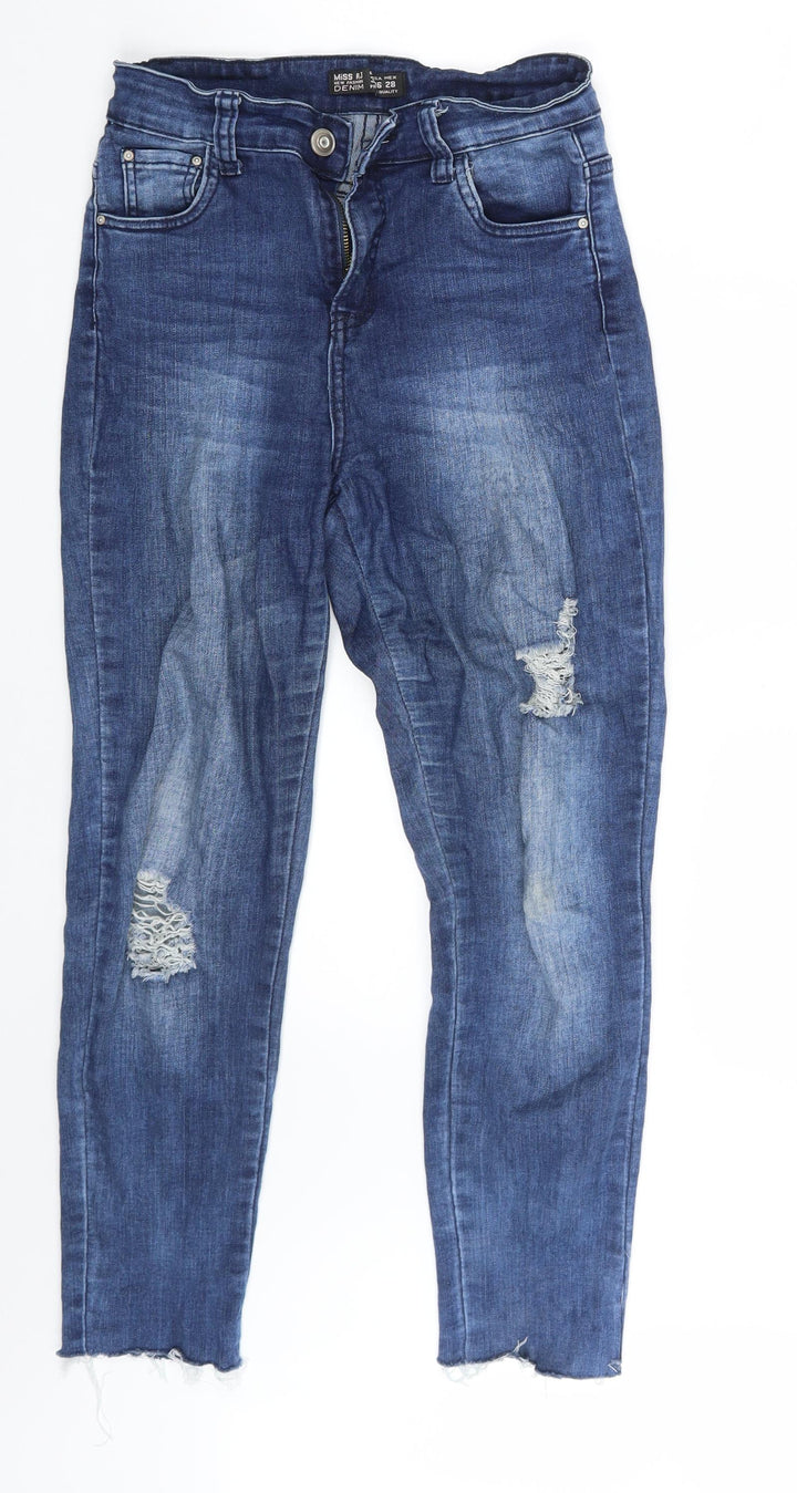 Miss RJ Womens Blue  Denim Skinny Jeans Size 10 L25 in