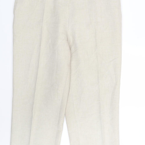 BHS Womens Beige   Dress Pants Trousers Size 14 L25 in