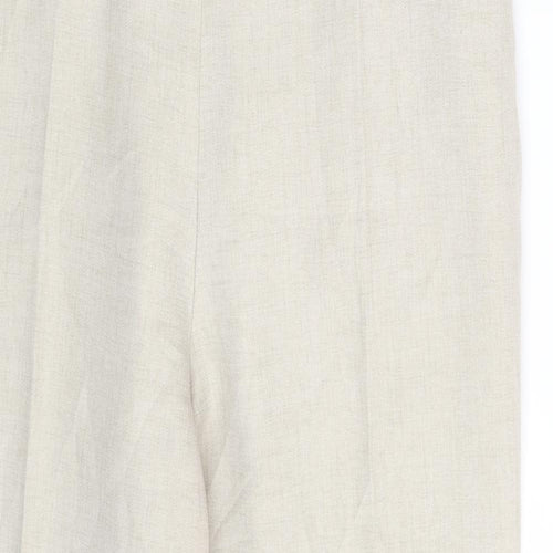 BHS Womens Beige   Dress Pants Trousers Size 14 L25 in