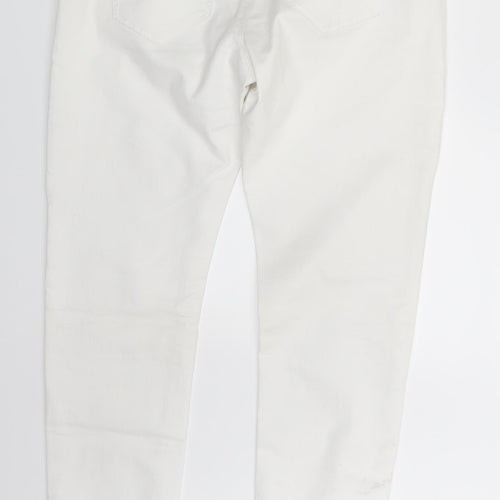 Denim Co. Womens White  Denim Jegging Jeans Size 6 L29 in