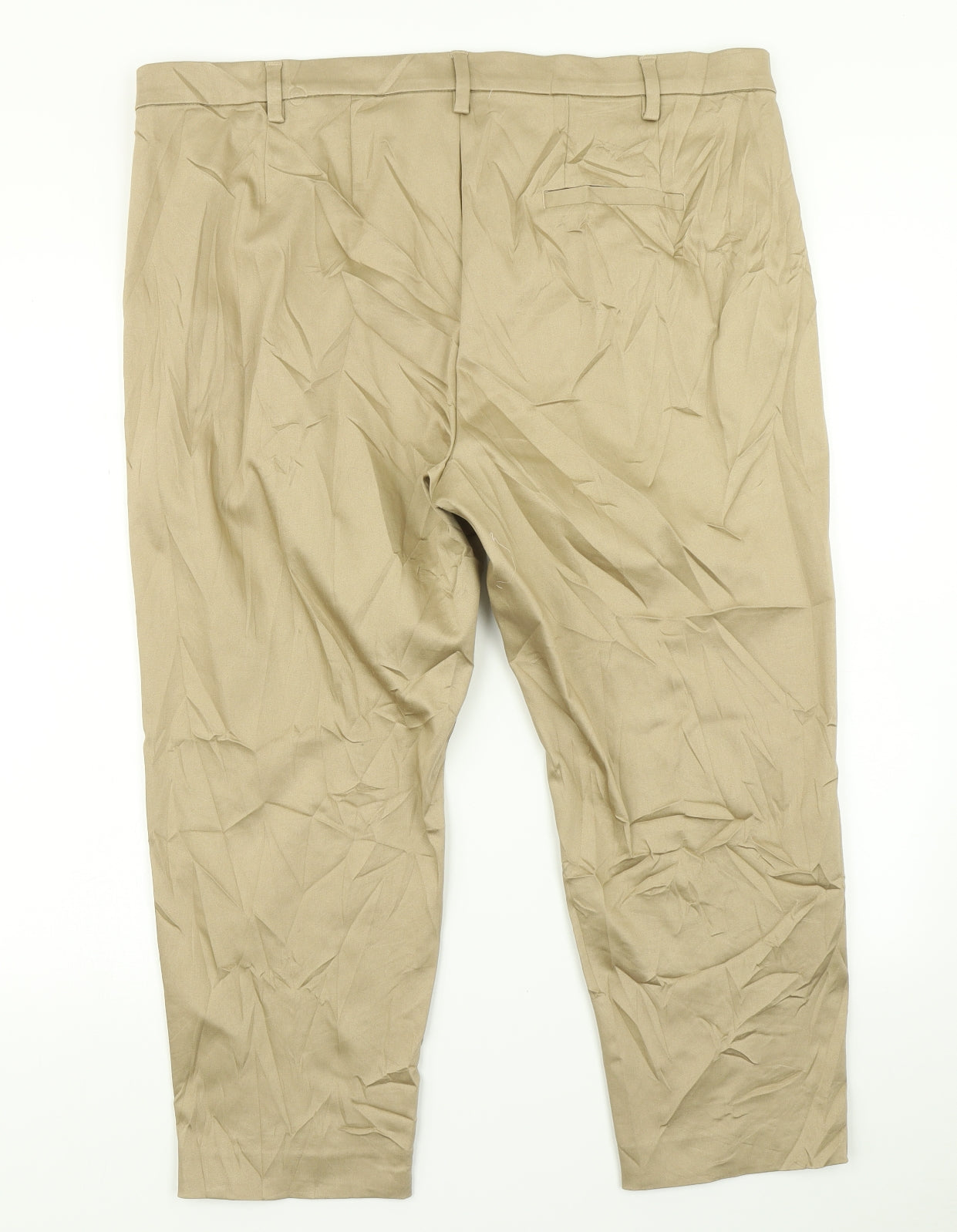M&S Collection Womens Brown   Pedal Pusher Trousers Size 20 L23 in