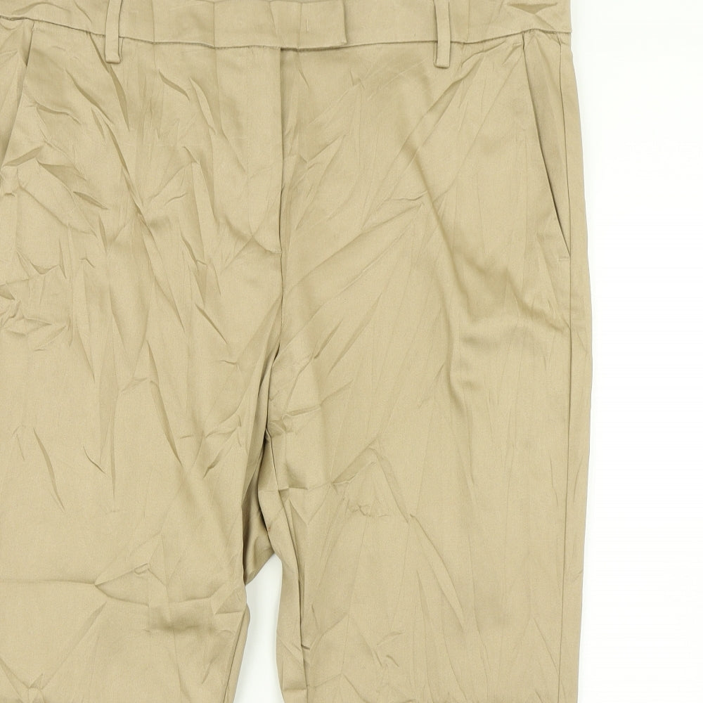 M&S Collection Womens Brown   Pedal Pusher Trousers Size 20 L23 in