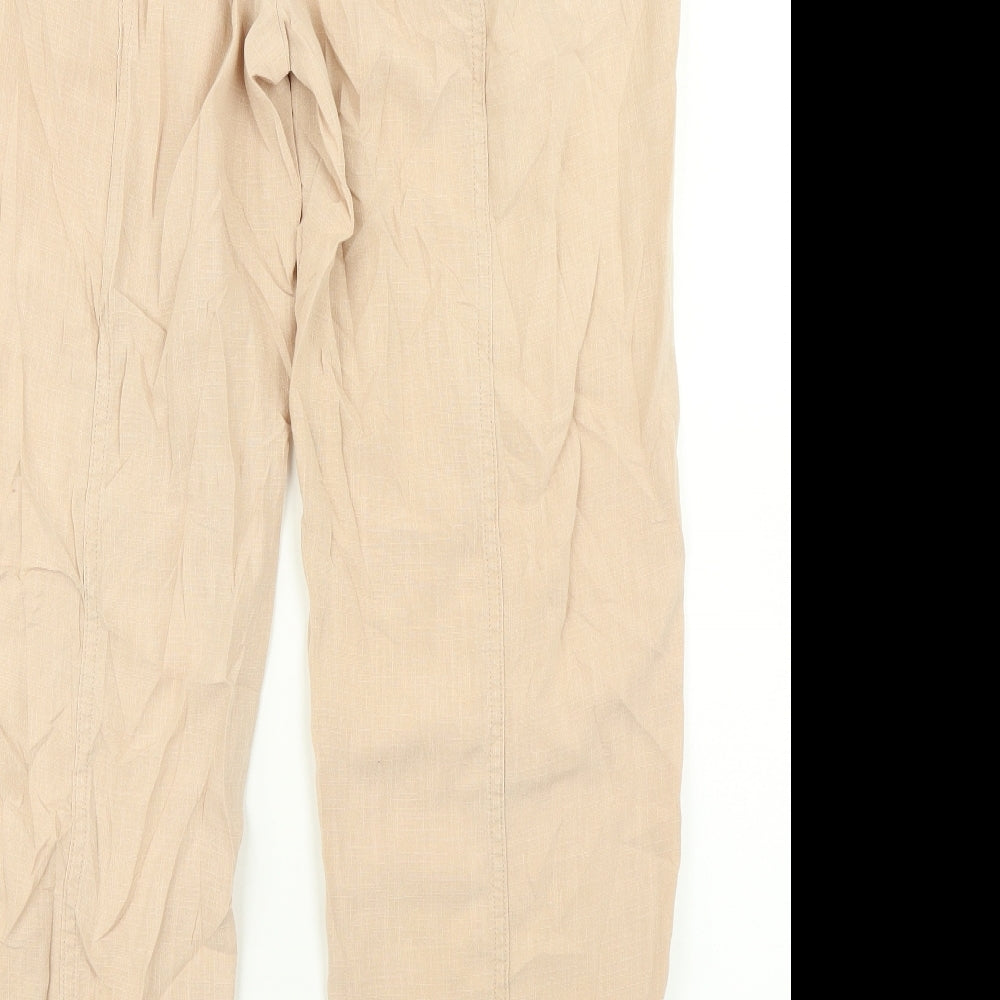 Per Una Womens Pink   Cargo Trousers Size 14 L27 in