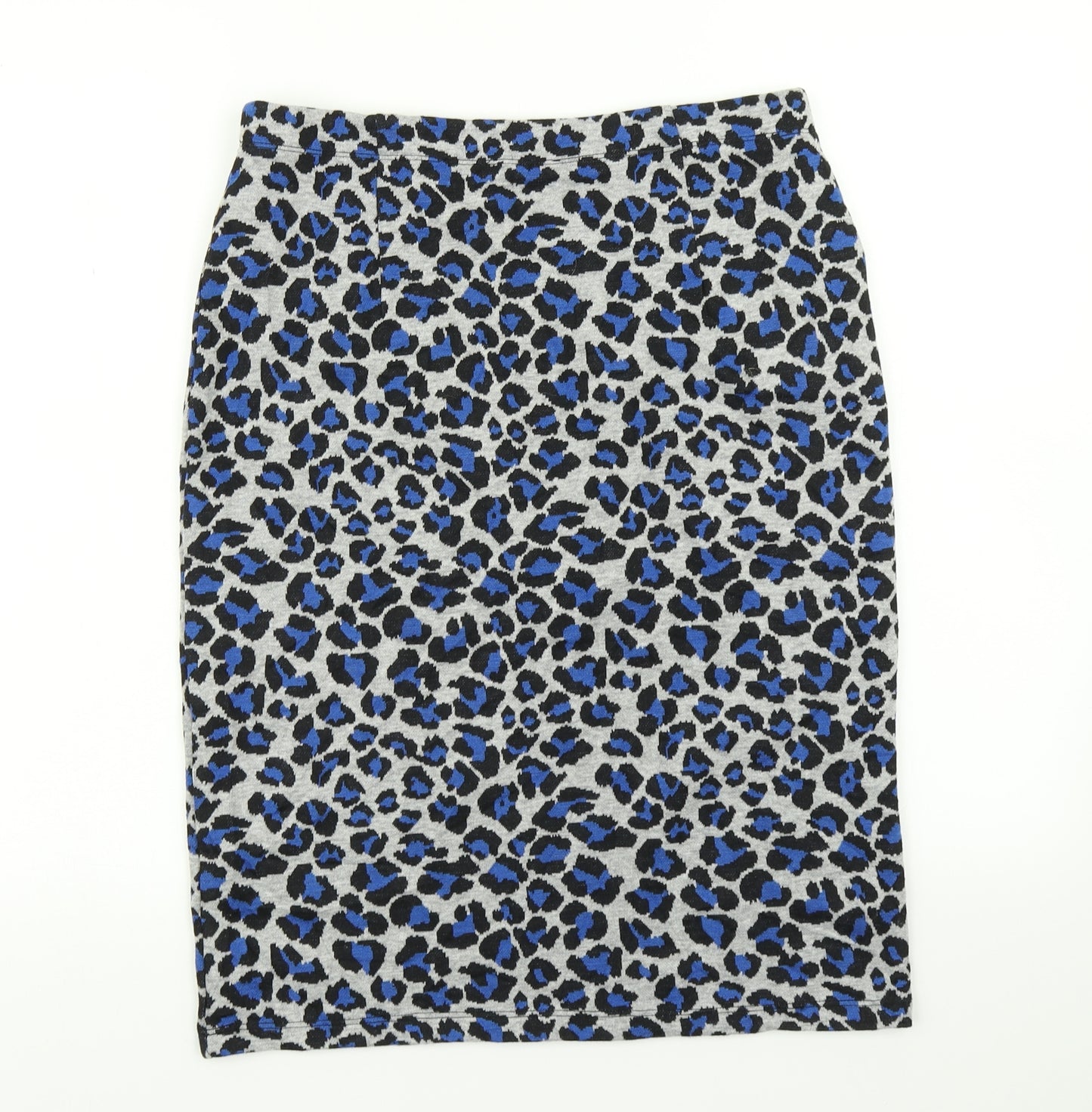 TU Womens Grey Animal Print  Bandage Skirt Size 12