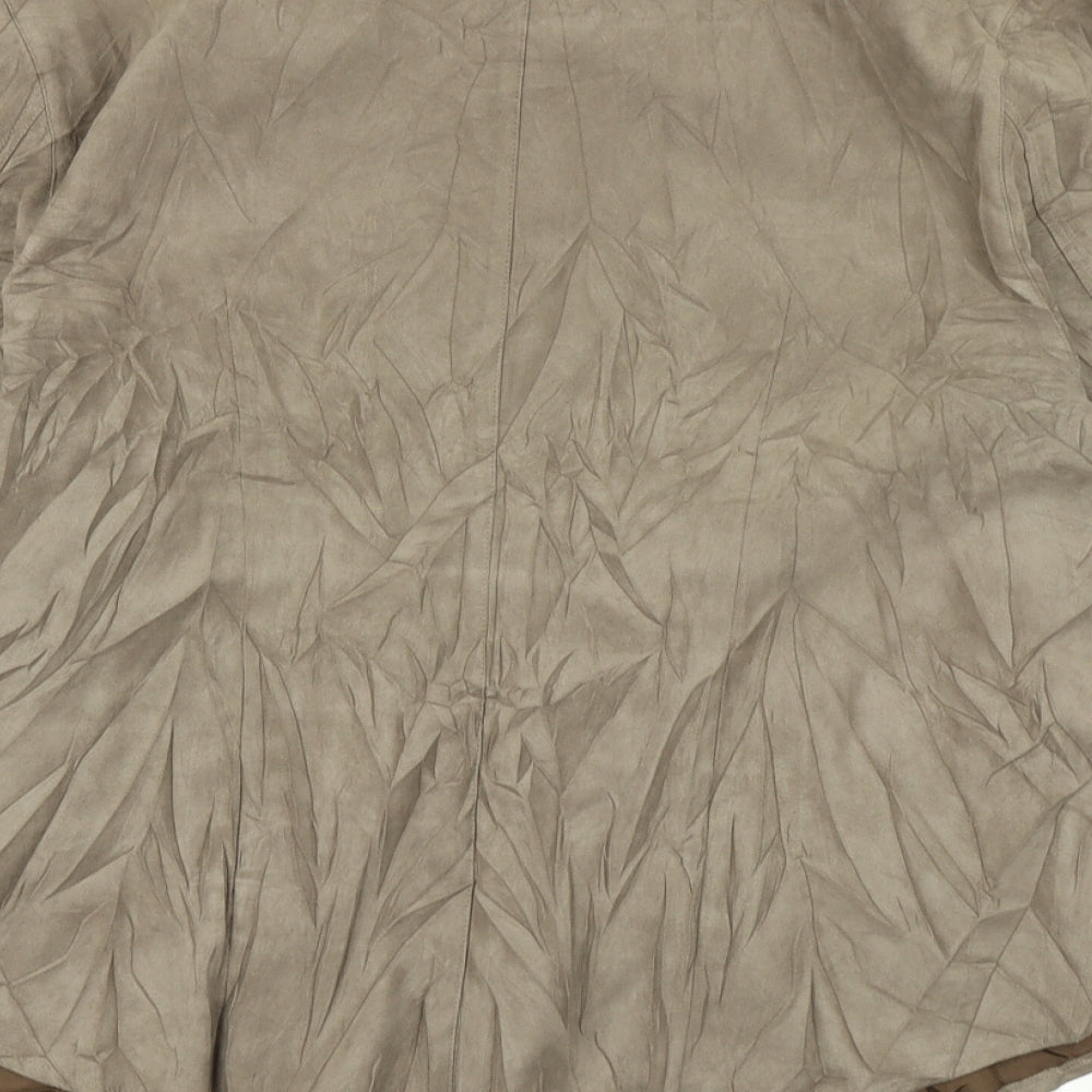 Jumper Womens Brown   Basic Button-Up Size 18