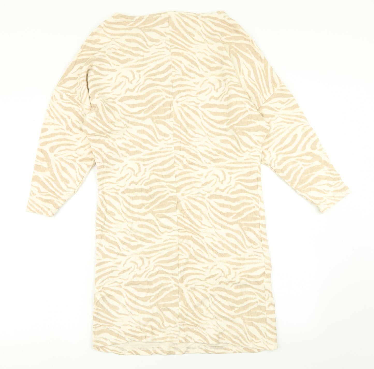 H&M Womens Brown Animal Print  A-Line  Size S