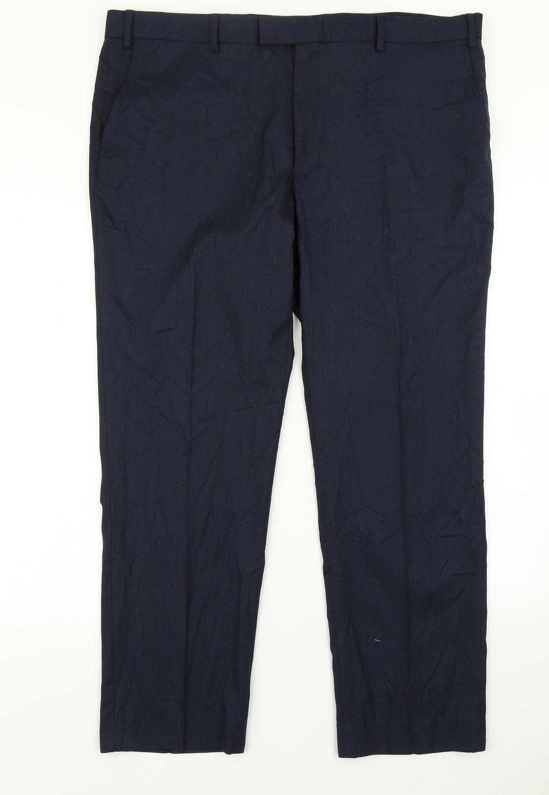 M&S Mens Blue   Dress Pants Trousers Size 40 in L26 in