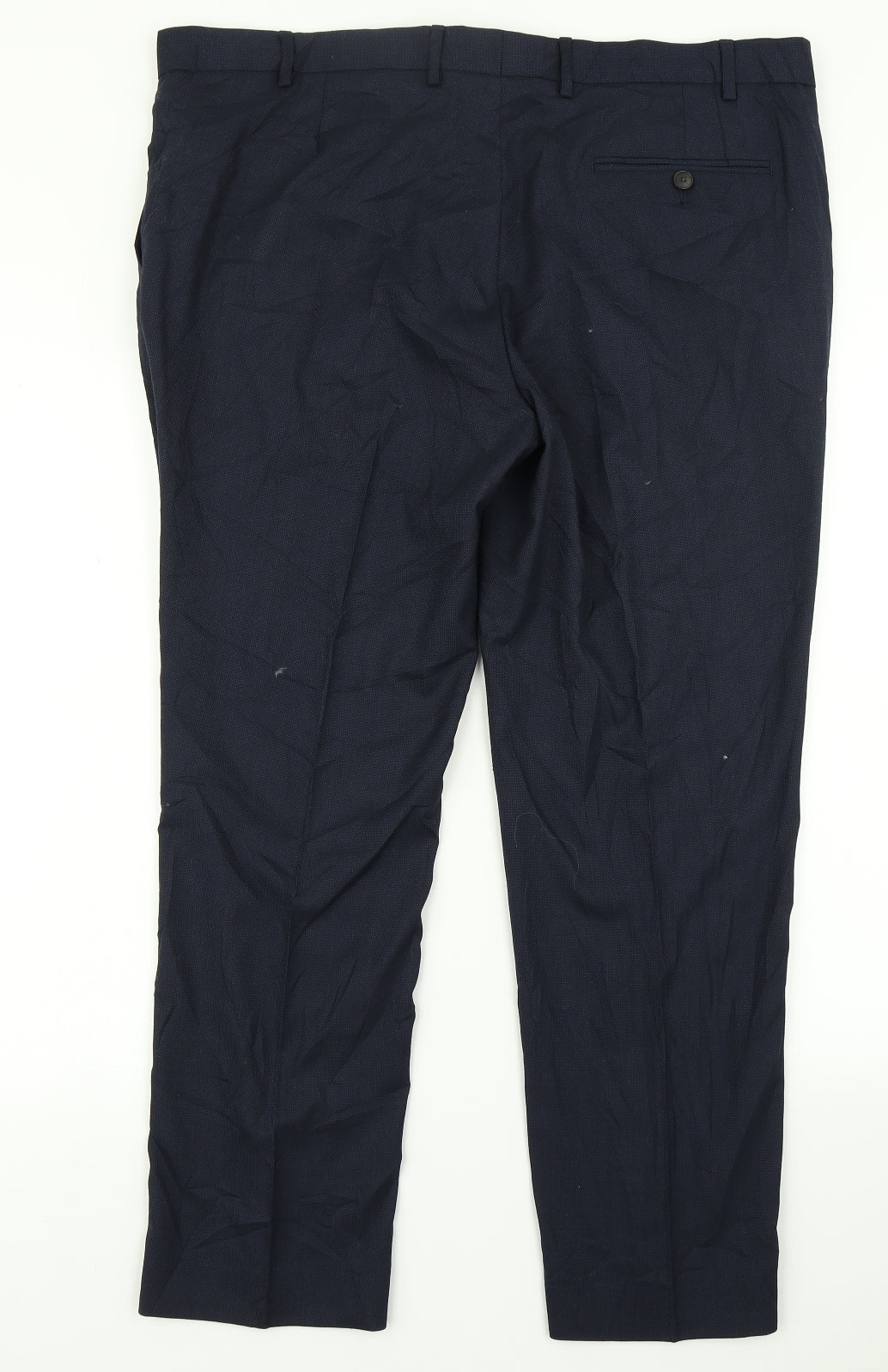 M&S Mens Blue   Dress Pants Trousers Size 40 in L26 in